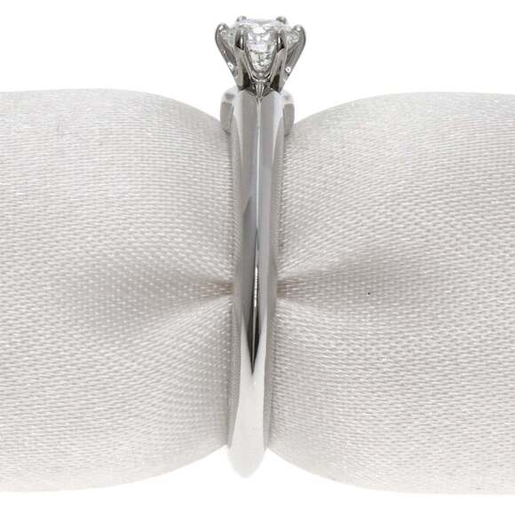 TIFFANY Authentic Silver Diamond Ring - Picture 3 of 6